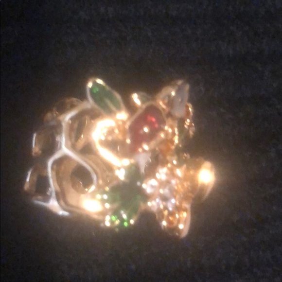 Guess Enamel Gold Tone Ring - Picture 7 of 8